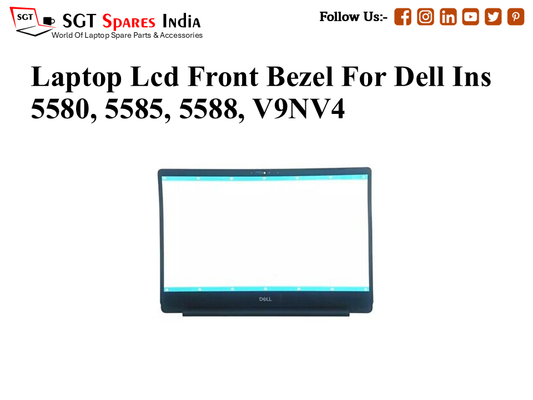 Laptop Lcd Front Bezel For Dell Ins 5580, 5585, 5588, V9NV4