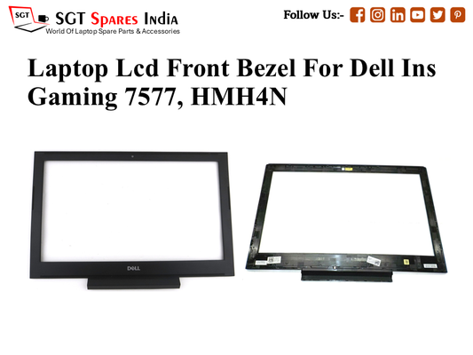 Laptop Lcd Front Bezel For Dell Ins Gaming 7577, HMH4N