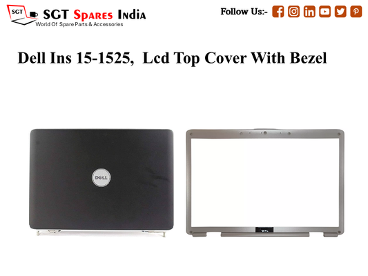 LAPTOP LCD TOP COVER WITH BAZEL FOR DELL INS 15-1525,