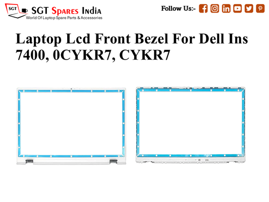 Laptop Lcd Front Bezel For Dell Ins 7400, 0CYKR7, CYKR7