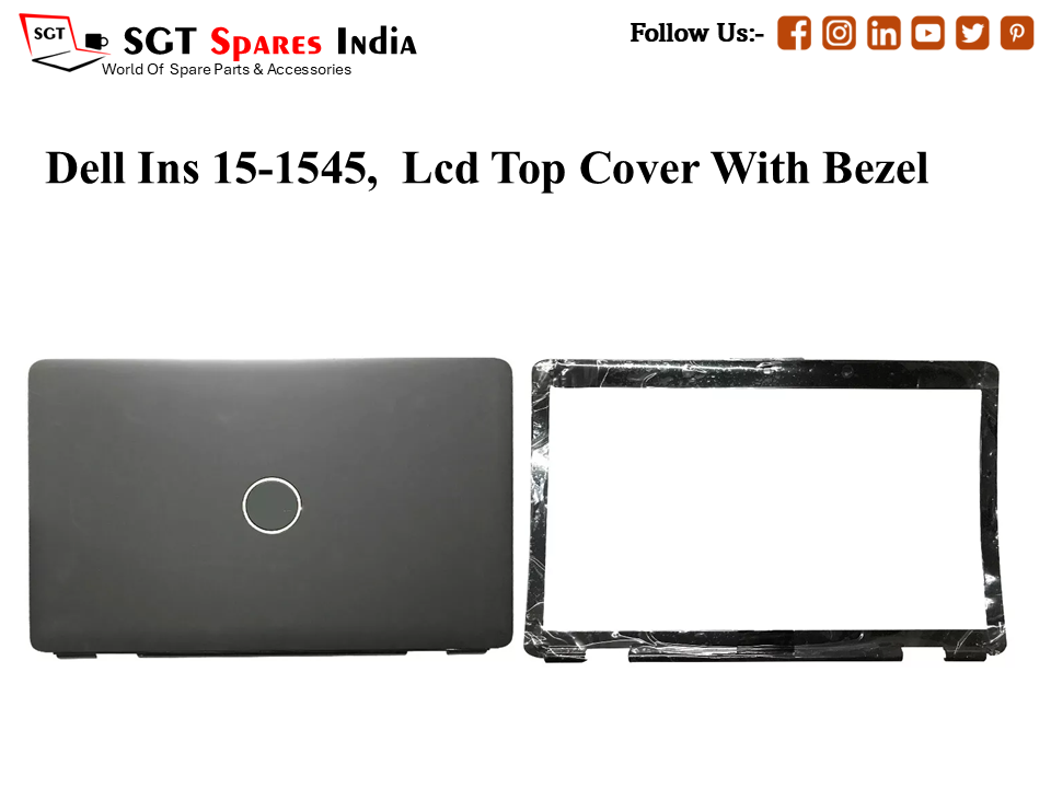 LAPTOP LCD TOP COVER WITH BAZEL FOR DELL INS 15-1545,