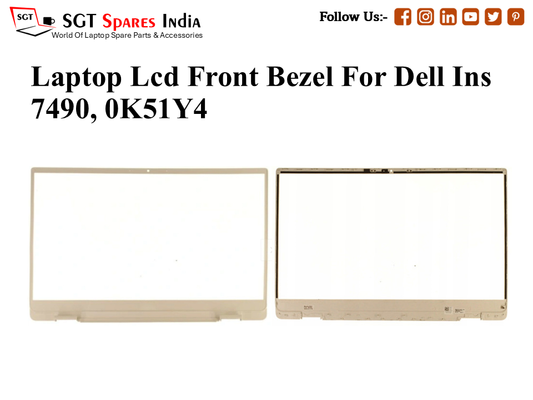 Laptop Lcd Front Bezel For Dell Ins 7490, 0K51Y4