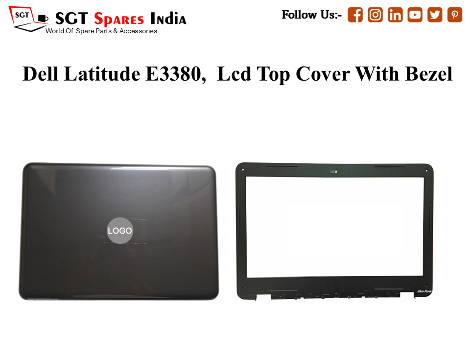 LAPTOP LCD TOP COVER WITH BAZEL FOR DELL LATTITUDE E3380, 3380