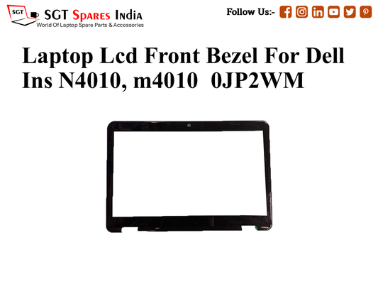 Laptop Lcd Front Bezel For Dell Ins N4010, m4010  0JP2WM