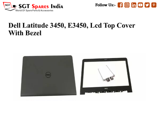 laptop lcd back cover with bezel for dell latitude 3450, e3450