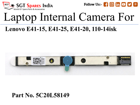 Le-novo 5C20L58149 Laptop Internal Camera For Lenovo E41-15, E41-25, E41-20, 110-14isk