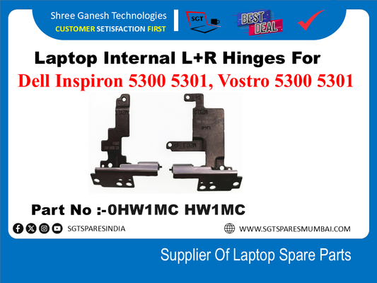 | Laptop Internal L+R Hinges For Dell Inspiron 5300 5301, Vostro 5300 5301 Part No :-0HW1MC HW1MC