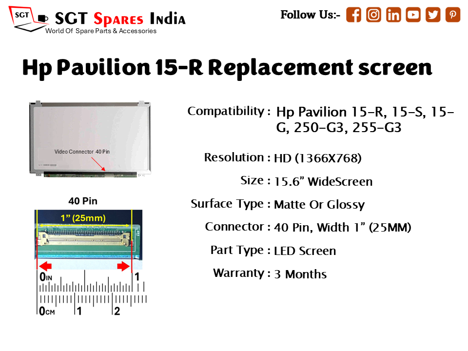 Hp Pavilion 15-R Replacement screen