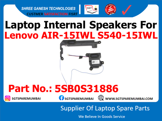 Laptop Internal Speakers For Lenovo AIR-15IWL S540-15IWL Part No.: 5SB0S31886