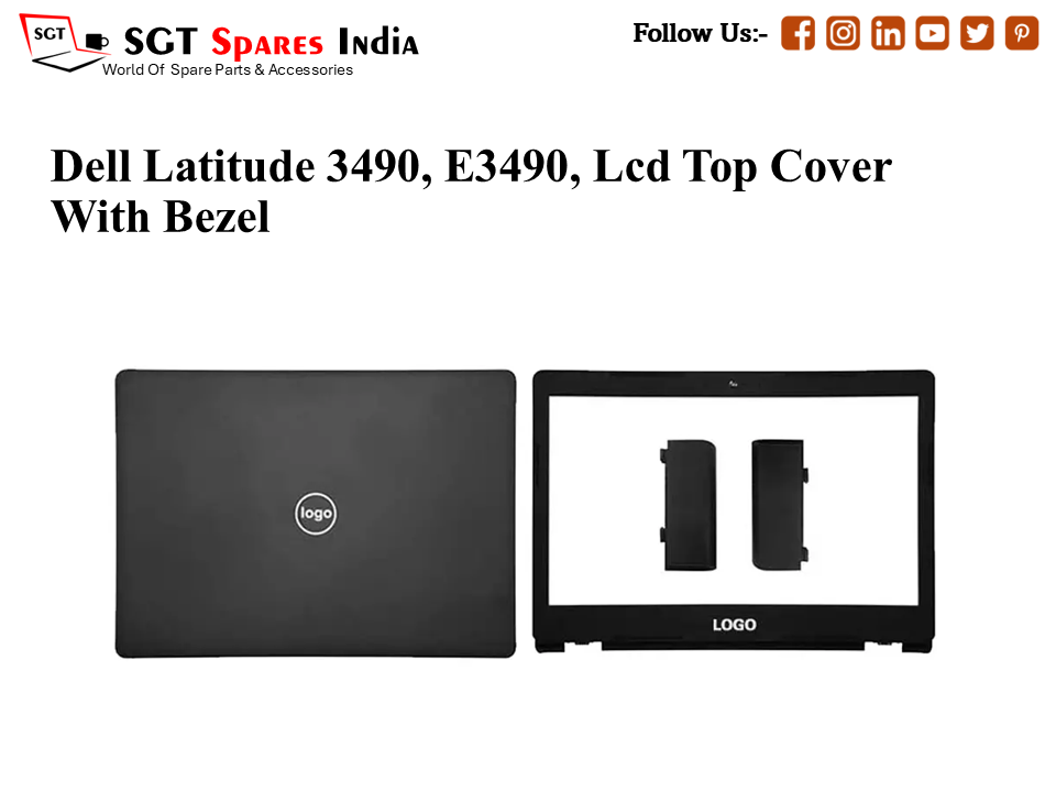 LAPTOP LCD TOP COVER WITH BAZEL FOR DELL LATTITUDE 3490, E3490,