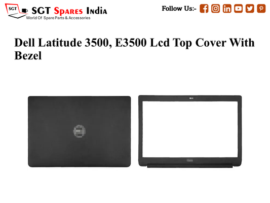 LAPTOP LCD TOP COVER WITH BAZEL FOR DELL LATTITUDE 3500, E3500,