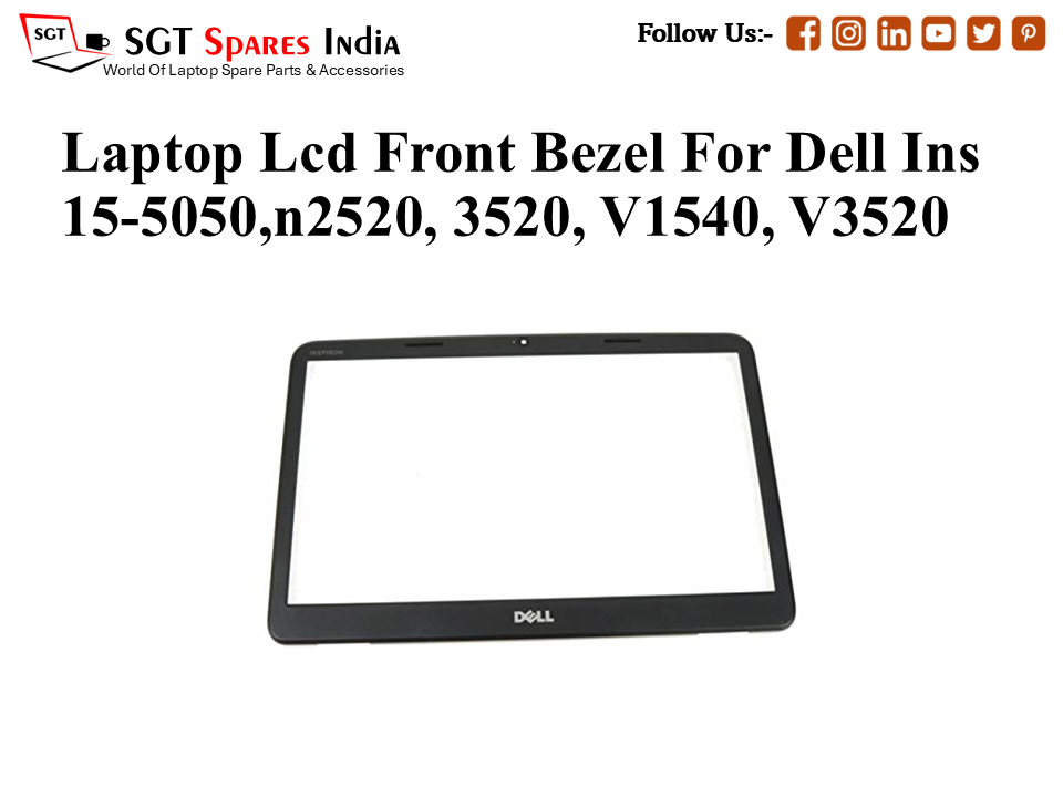 Laptop Lcd Front Bezel For Dell Ins 15-5050,n2520, 3520, V1540, V3520