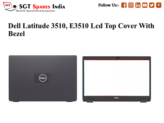 LAPTOP LCD TOP COVER WITH BAZEL FOR DELL LATTITUDE 3510, E3510,