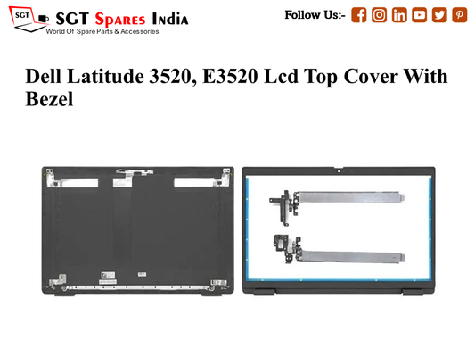 LAPTOP LCD TOP COVER WITH BAZEL FOR DELL LATTITUDE 3520, E3520,