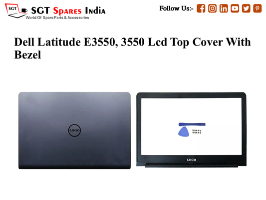 LAPTOP LCD TOP COVER WITH BAZEL FOR DELL LATTITUDE 3550, E3550,