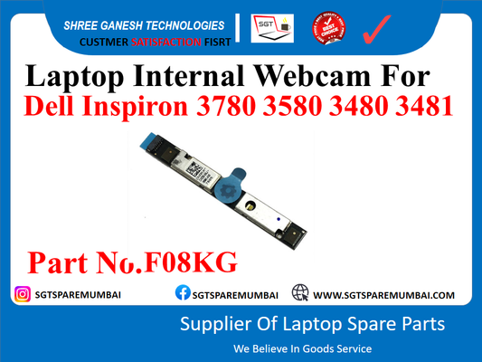 Laptop Internal Webcam For Dell Inspiron 3780 3580 3480 3481 Part No.F08KG