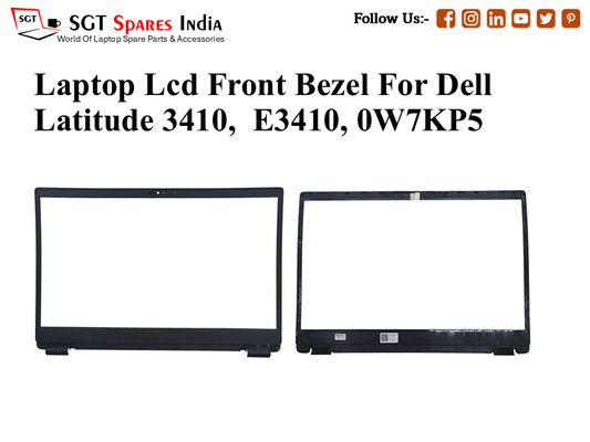 Laptop Lcd Front Bezel For Dell Latitude 3410,  E3410, 0W7KP5