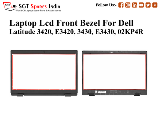 Laptop Lcd Front Bezel For Dell
Latitude 3420, E3420, 3430, E3430, 02KP4R