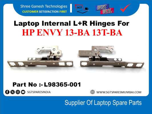 Laptop Internal L+R Hinges For HP ENVY 13-BA 13T-BA  Part No :- L98365-001