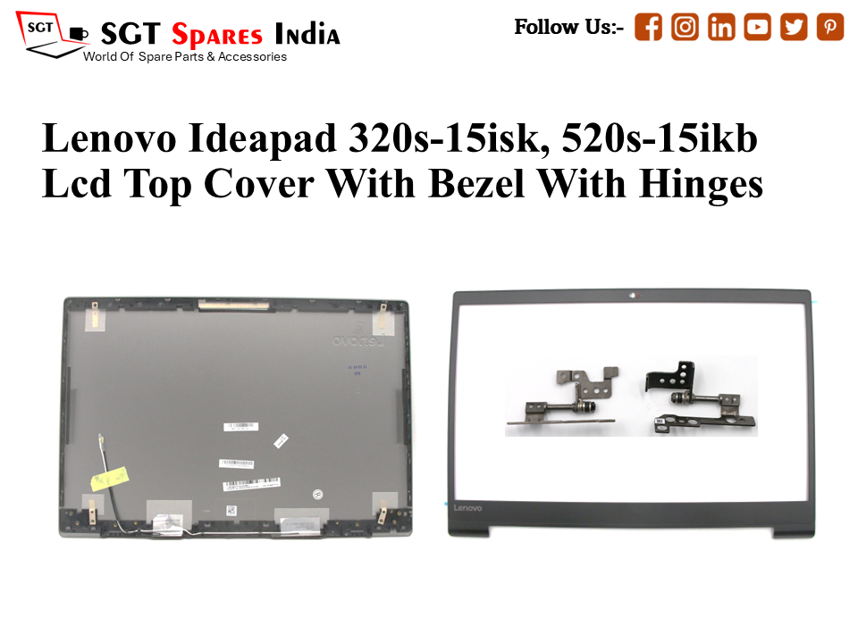 LAPTOP LCD TOP COVER WITH BAZEL FOR LENOVO IDEAPAD 320S-15ISK,,520S-15IKB