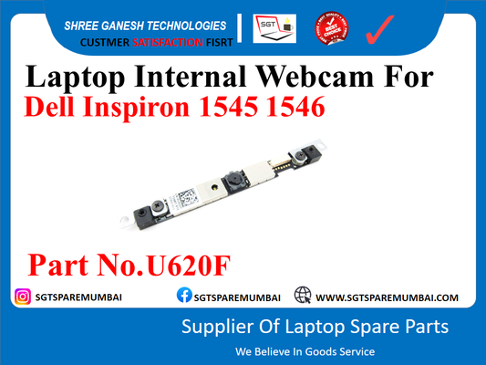 Laptop Internal Webcam For Dell Inspiron 1545 1546 Part No. U620F