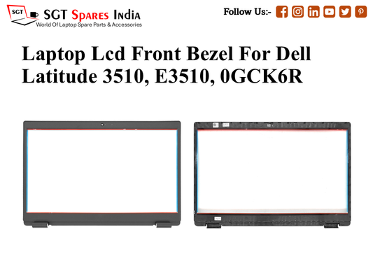 Laptop Lcd Front Bezel For Dell Latitude 3510, E3510, 0GCK6R