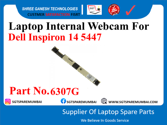 Laptop Internal Webcam For Dell Inspiron 14 5447 Part No. 6307G