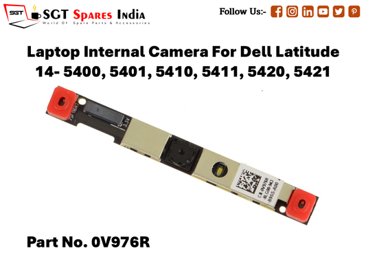Laptop Internal Camera For Dell Latitude 14- 5400, 5401, 5410, 5411, 5420, 5421 Part No. 0V976R