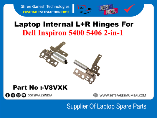 Laptop Internal L+R Hinges For Dell Inspiron 5400 5406 2-in-1 Part No :-V8VXK