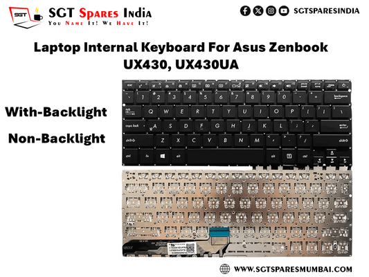 Laptop Internal Keyboard For Asus Zenbook UX430, UX430UA With-Backlight Non-Backlight With-Backlight Non-Backlight