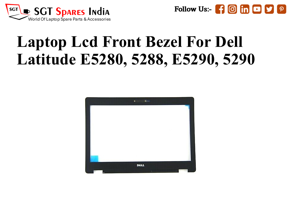 Laptop Lcd Front Bezel For Dell Latitude E5280, 5288, E5290, 5290