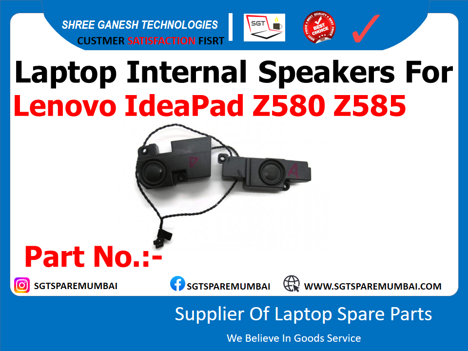 Laptop Internal Speakers For Lenovo IdeaPad Z580 Z585