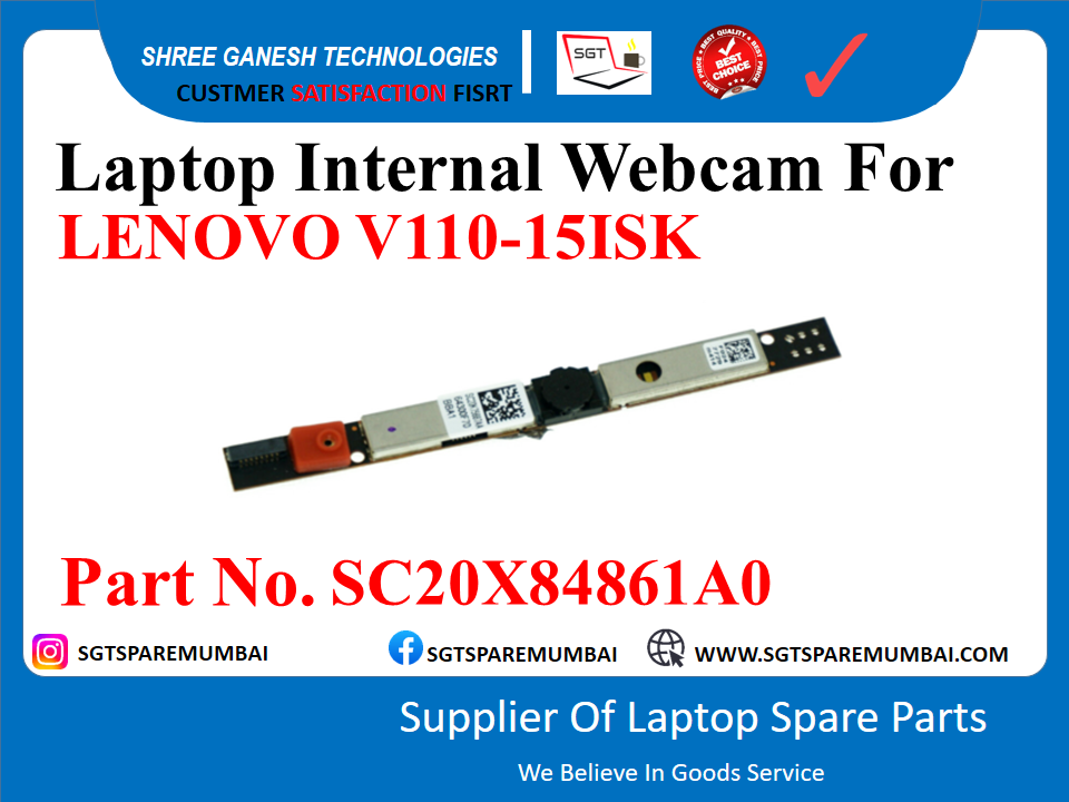 Laptop Internal Webcam For LENOVO V110-15ISK Part No. SC20X84861A0