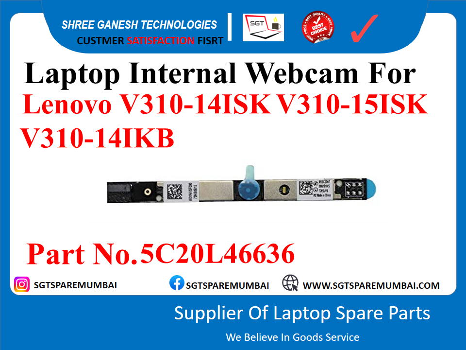 Laptop Internal Webcam For Lenovo V310-14ISK V310-15ISK V310-141KB Part No.5C20L46636