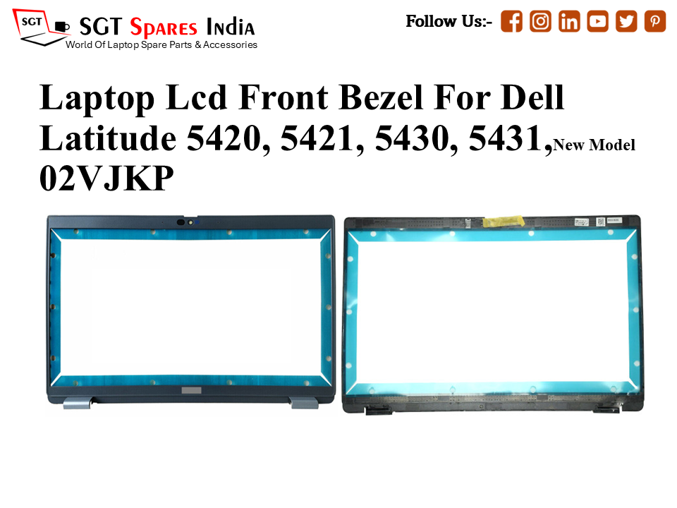 Laptop Lcd Front Bezel For Dell Latitude 5420, 5421, 5430, 5431,New Model
02VJKP