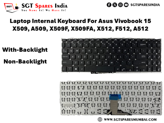 Laptop Internal Keyboard For Asus Vivobook 15 X509, A509, X509F, X509FA, X512, F512, A512