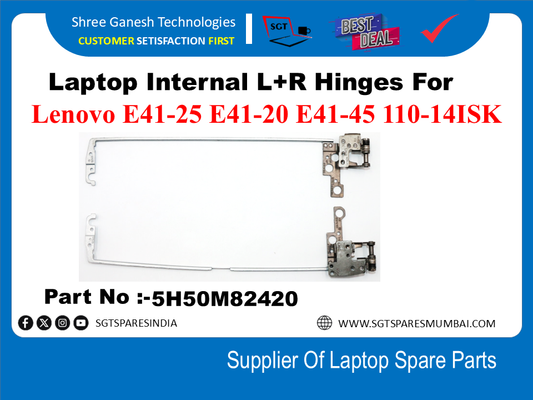 Laptop Internal L+R Hinges For Lenovo E41-25 E41-20 E41-45 110-14ISK PART N 5H50M82420