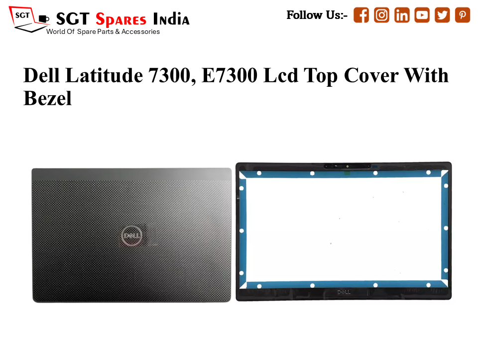 LAPTOP LCD TOP COVER WITH BAZEL FOR DELL LATTITUDE 7300, E7300,