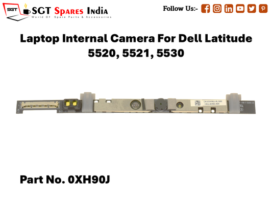 Laptop Internal Camera For Dell Latitude 5520, 5521, 5530 Part No. 0XH90J