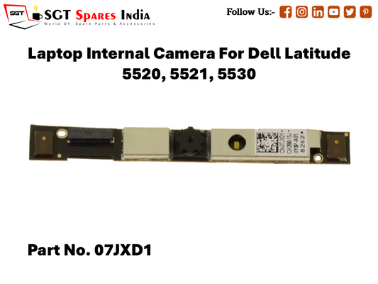 Laptop Internal Camera For Dell Latitude 5520, 5521, 5530 Part No. 07JXD1