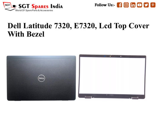 LAPTOP LCD TOP COVER WITH BAZEL FOR DELL LATTITUDE 7320, E7320,