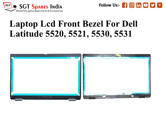 Laptop Lcd Front Bezel For Dell Latitude 5520, 5521, 5530, 5531