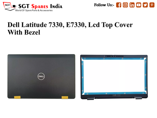 LAPTOP LCD TOP COVER WITH BAZEL FOR DELL LATTITUDE 7330, E7330,