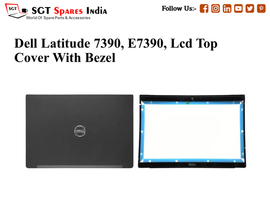 LAPTOP LCD TOP COVER WITH BAZEL FOR DELL LATTITUDE 7390 E7390,