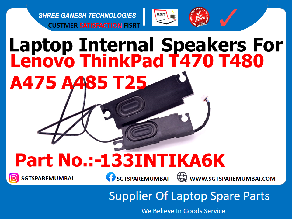 Laptop Internal Speakers For Lenovo ThinkPad T470 T480 A475 A485 T25