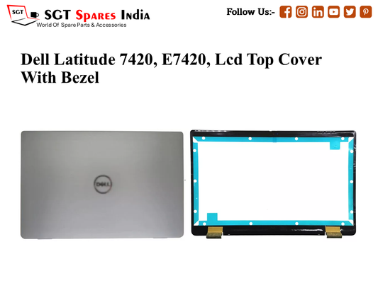 LAPTOP LCD TOP COVER WITH BAZEL FOR DELL LATTITUDE 7420, E7420,