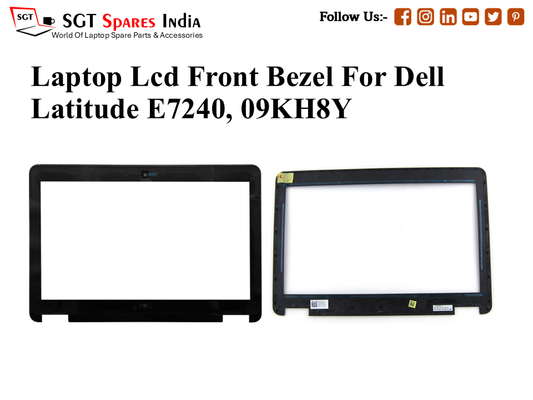 Laptop Lcd Front Bezel For Dell Latitude E7240, 09KH8Y