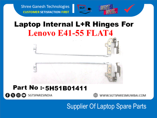 Laptop Internal L+R Hinges For Lenovo E41-55 FLAT4 Part No :-5H51B01411