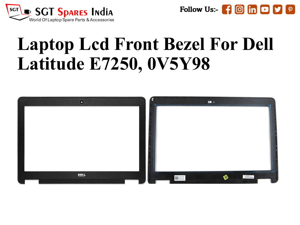 Laptop Lcd Front Bezel For Dell Latitude E7250, 0V5Y98