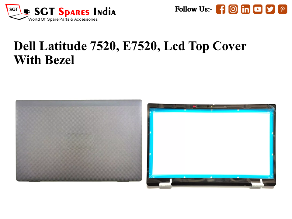 LAPTOP LCD TOP COVER WITH BAZEL FOR DELL LATTITUDE 7520, E7520,